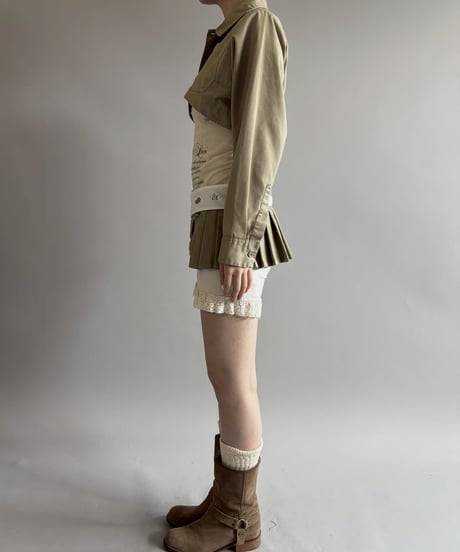 【Chinatsu Aoyama】 RE Makers Shirt Khaki / 260702-028