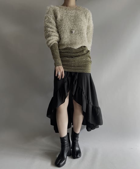 【USED】 Bebe Lame Knit Top/ 231028-023