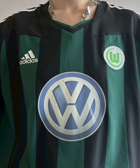 【USED】 10~11's adidas VfL Wolfsburg Soccer Shirt / 260530-024