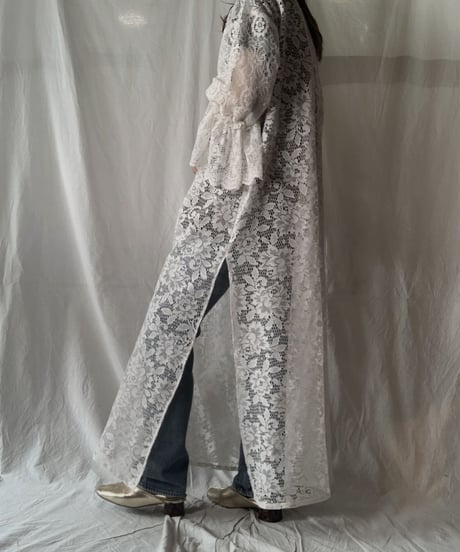 【RE;CIRCLE】 RE Lace Open Collar One-piece②/210630-015