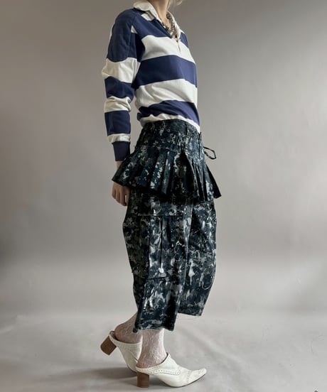 【RE;CIRCLE】 RE  Military Camouflage Wrap Skirt / 260226-010