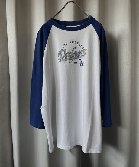 【USED】 S/S Dodgers raglan T-shirt / 230603-006