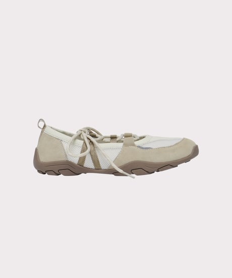 【ROCKFISH WEATHERWEAR】NICOLE WEAVING LACEUP SNEAKERS Beige / RF1SHBE3SK007