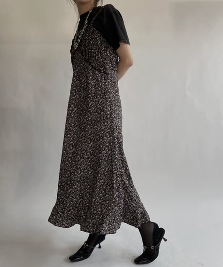 【USED】 Flower Printed Camisole One-piece / 220528-008