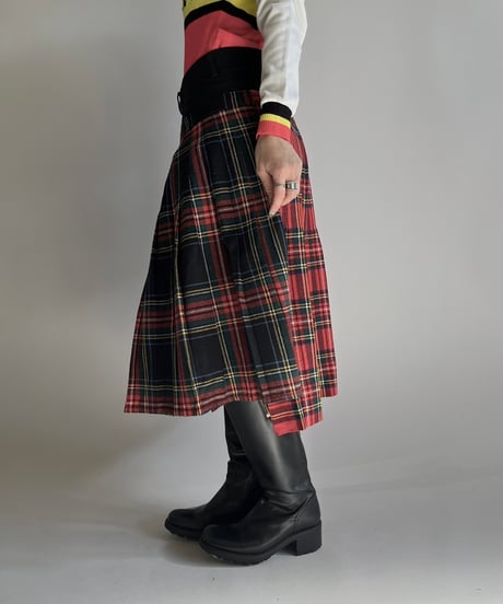 【RE;CIRCLE】 RE Kilt Skirt Middle / 250206-010