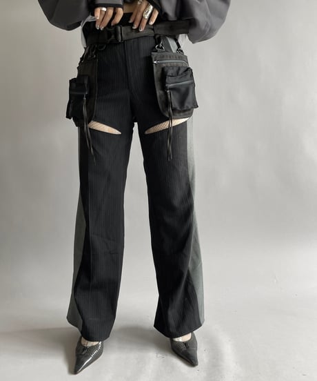 【RE;CIRCLE】 Re Suit Slit Pants/ 241003-020