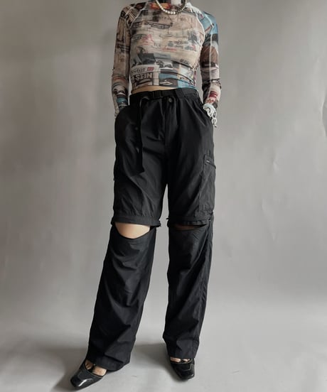【USED】  Poly Long Sleeved Top / 220924-010