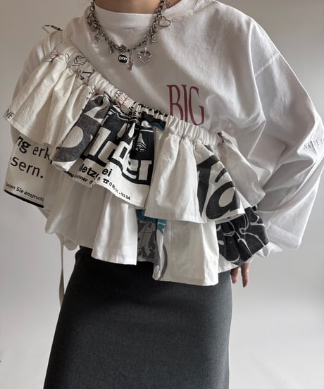 【RE;CIRCLE】RE Eco-Friendly Bag Rap Skirt/ 250313-003