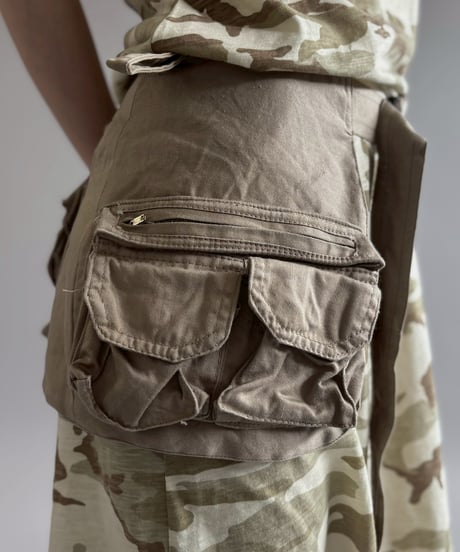 【RE;CIRCLE】  RE Fishing Vest Belt Bag / 260601-006