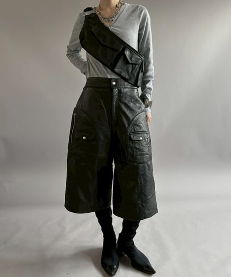 【RE;CIRCLE】 RE Leather Waist Belt Bag / 260507-002