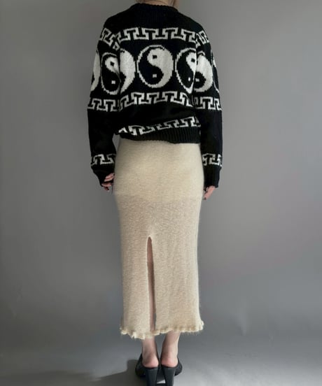 【USED】 Yin-yang Pattern Knit / 251227-005