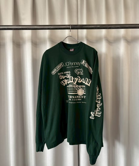 【USED】 Made In USA 94's FRUIT OF THE ROOM Go-Ed Wally ball L/S Tee / 260418-016
