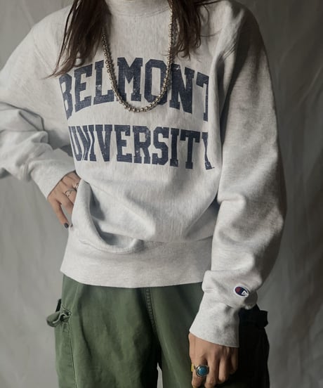 【USED】  Champion Reverse Weave Sweat BELMONT UNIV./210516-015