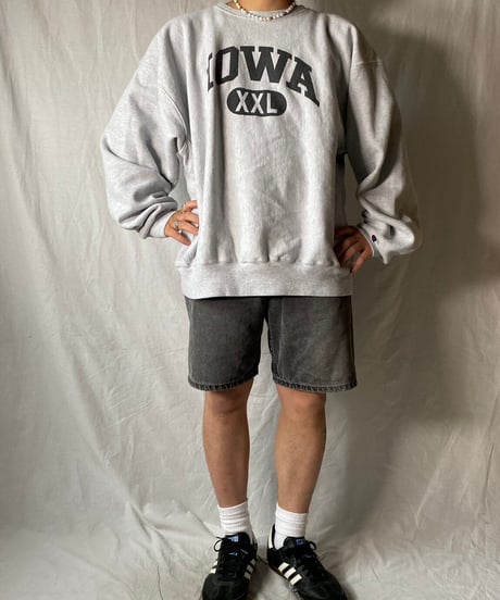 【USED】   Champion Reverse Weave Sweat IOWA/210516-035