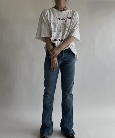 【USED】 Short Sleeved T-shirt Route Map/ 220611-021