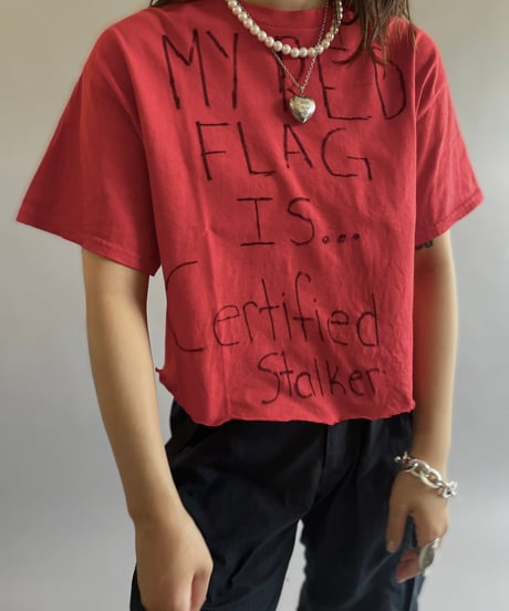 【USED】 Gildan Hand Paint T-Shirt  /240608-018