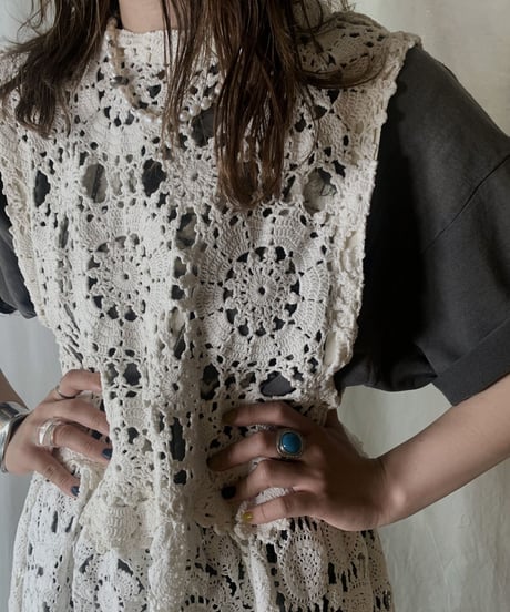 【RE;CIRCLE】  RE Crochet N/S Dress ③/210512-007