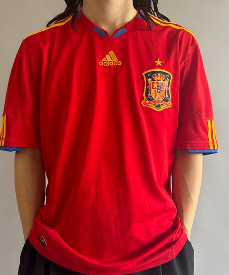 【USED】 adidas Spain Soccer Shirt /240603-075