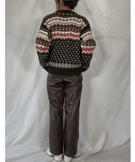 【USED】     Nordic sweater/211216-035