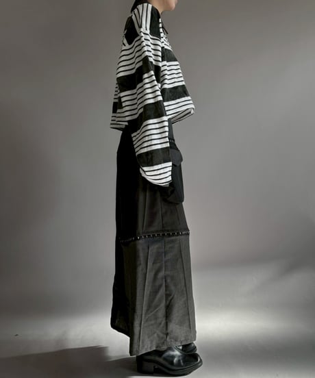 【RE;CIRCLE】 RE Suit Asymmetry Long Skirt / 260129-010