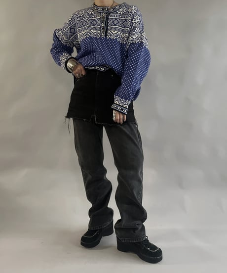 【USED】 L.L.Bean Tirolean Knit Top /240120-001