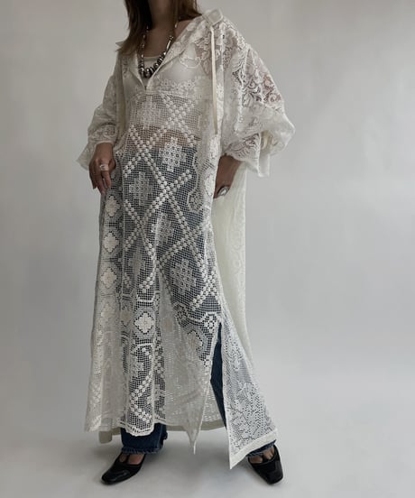 【RE;CIRCLE】 RE Crochet Lace One-piece / 220728-003