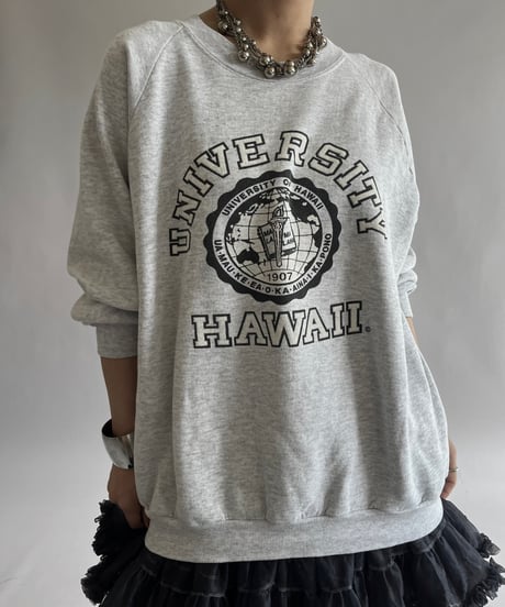 【USED】 HAWAII L/S Raglan Sweat Top /240928-020
