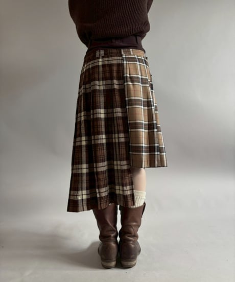【RE;CIRCLE】 RE Kilt Long Skirt / 260108-002