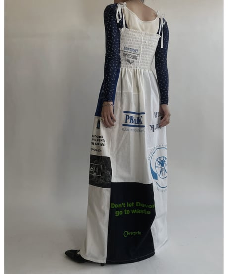 【RE;CIRCLE】RE Eco-Friendly Bag Camisole One-piece / 220512-023