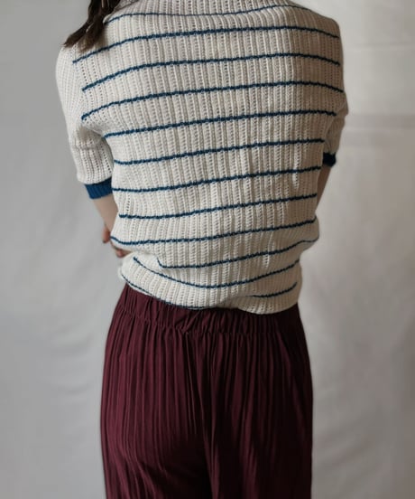 【USED】  Crochet S/S Top①/20210819-016