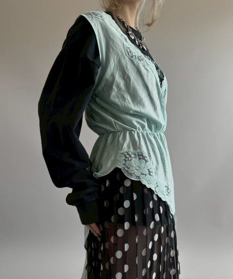 【USED】 Lace Design N/S Leotard / 260418-004