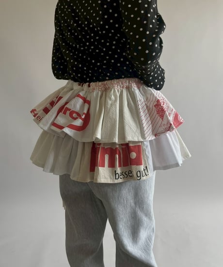 【RE;CIRCLE】 Re Eco Bag Maki Skirt /  250417-006