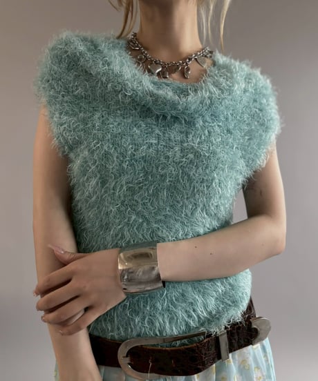 【USED】 Shaggy Knit Top / 260704-018