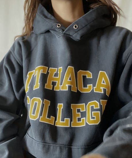 【USED】  Champion Reverse Weave Hoodie ITHACA COLLEGE/211116-036
