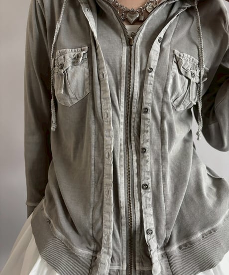 【USED】 Zip-up Hooded Jacket / 260328-015