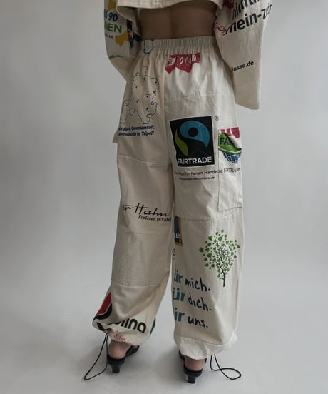 【RE;CIRCLE】 RE Eco-Friendly Bag Draw Cord Pants / 220804-017