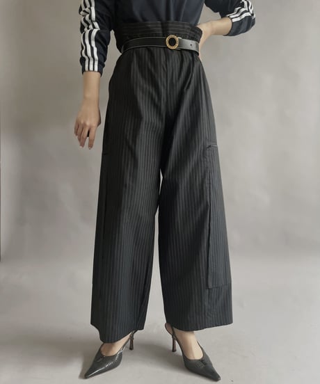 【USED】 Blanque Striped Pants / 230318-021