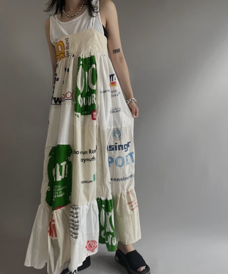 【RE;CIRCLE】RE Eco-Friendly Bag Camisole Long One-piece / 230622-012