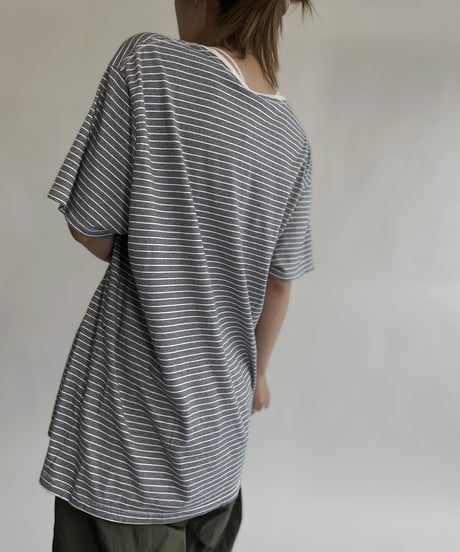 【USED】  Striped T-shirt / 220730-007