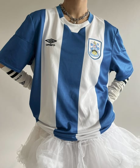 【USED】 20~21's UMBRO Huddersfeld Town Soccer Shirt/ 250607-031