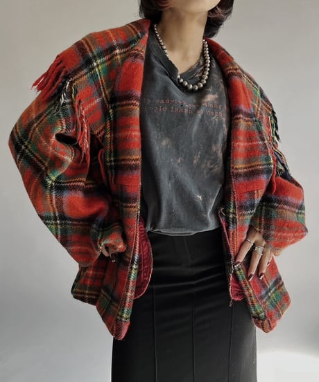 【USED】GAMLESTA DENS Fringe Jacket /240127-020