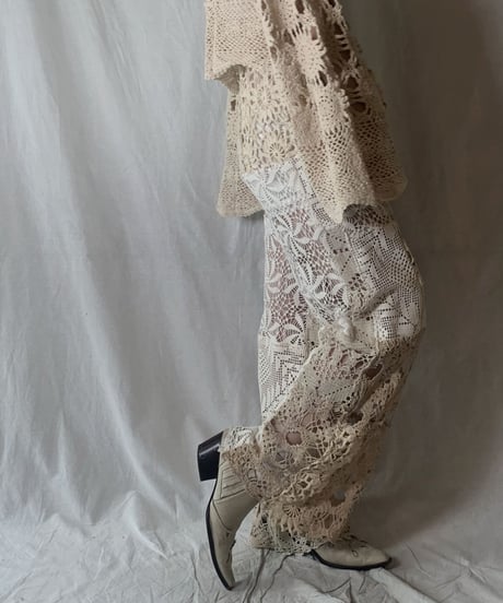 【RE;CIRCLE】 RE Crocket Patchwork Pants②/210521-066
