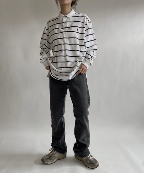 【USED】 Ralph Lauren Long Sleeve Polo Shirt / 220521-022