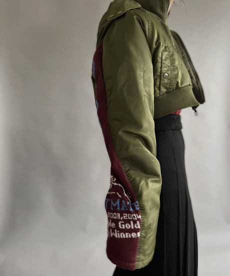 【RE;CIRCLE】 RE Short Soccer Muffler MA-1 / 230126-019
