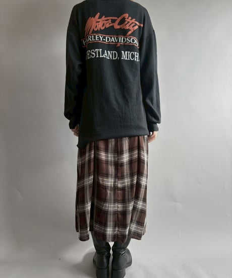 【USED】 HARLEY DAVIDSON Thermal L/S T-shirt / 251004-011