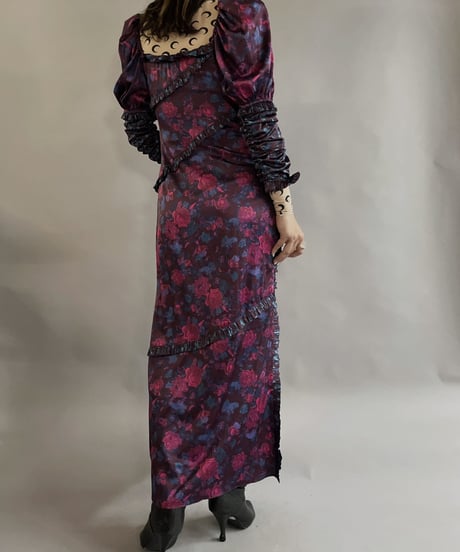 【USED】 Poly Flower Patterned One-piece / 230401-002