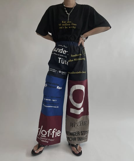 【RE;CIRCLE】 RE Eco-Friendly Bag Pants Navy Blue / 220804-015