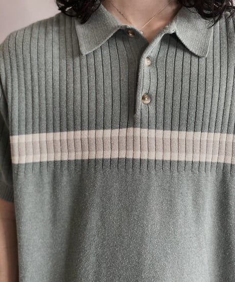 【USED】 S/S knit polo shirt / 230605-008