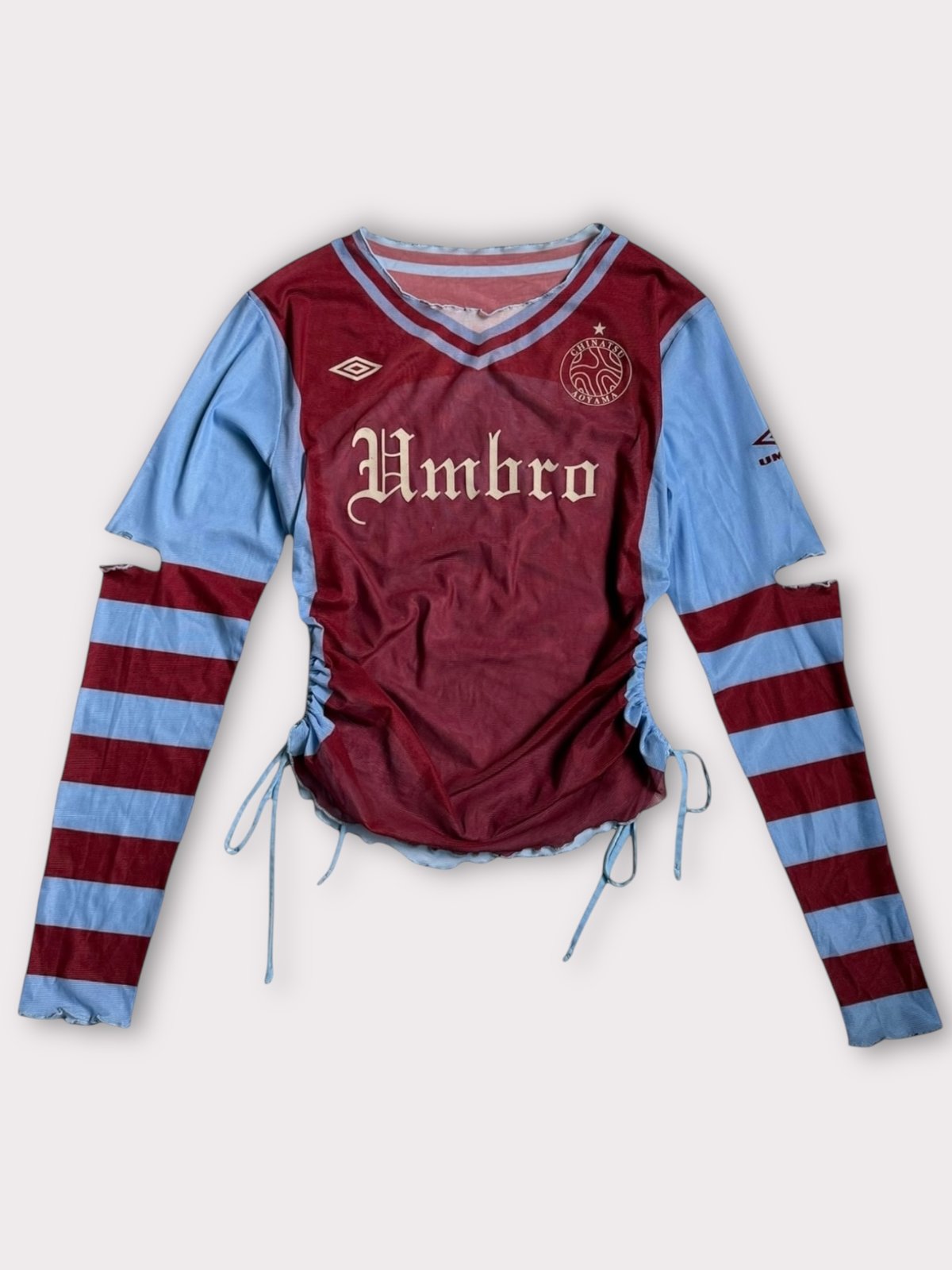 NEW】Chinatsu Aoyama × UMBRO Tule Tee Burgundy