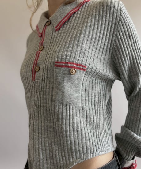 【RE;CIRCLE】 RE Rib Knit Leotard Top / 260416-010